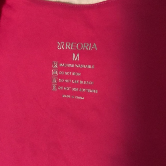 ReoRia Hot Pink One-Piece Bodysuit tank top - Picture 4 of 4